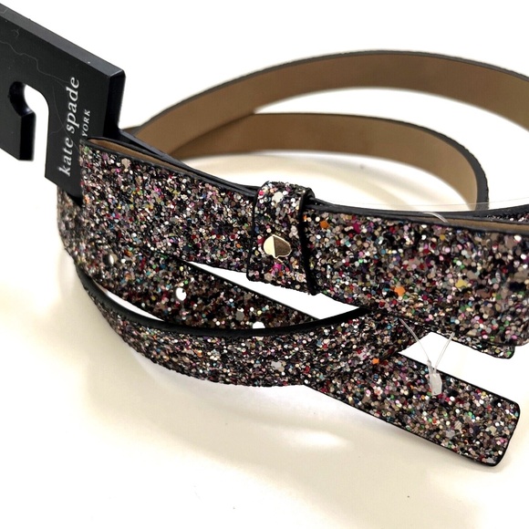 Kate Spade New York Glitter Bow Belt NWT - Picture 3 of 3